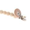 Wooden Beaded Baby Holder Pacifier Clip Teether Chain, Style 8