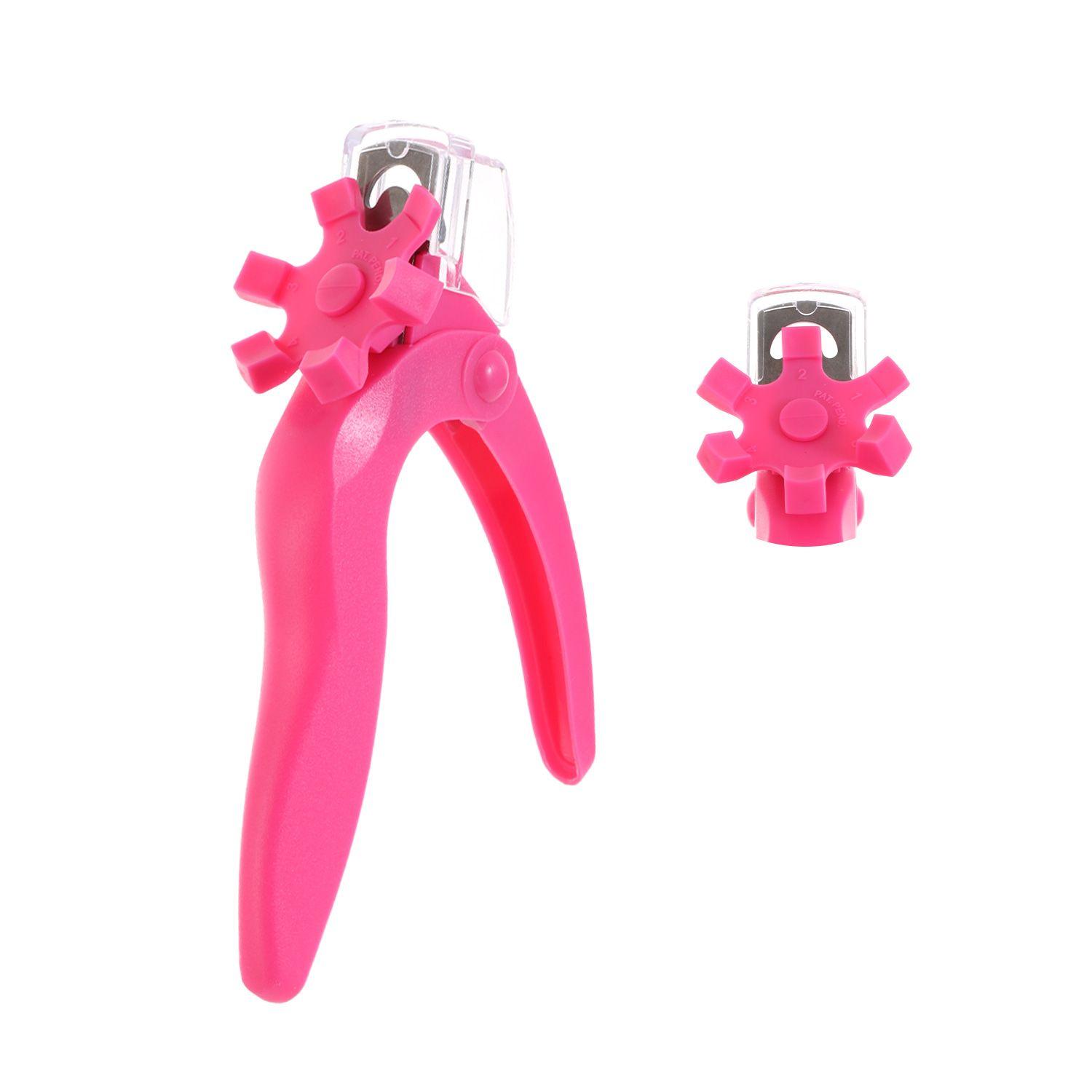 

for Artificial Nail Nail Clip Tool Nail Clipper Fake Nail Clippers U-shaped False Nails Cutter рожевий червоний колір
