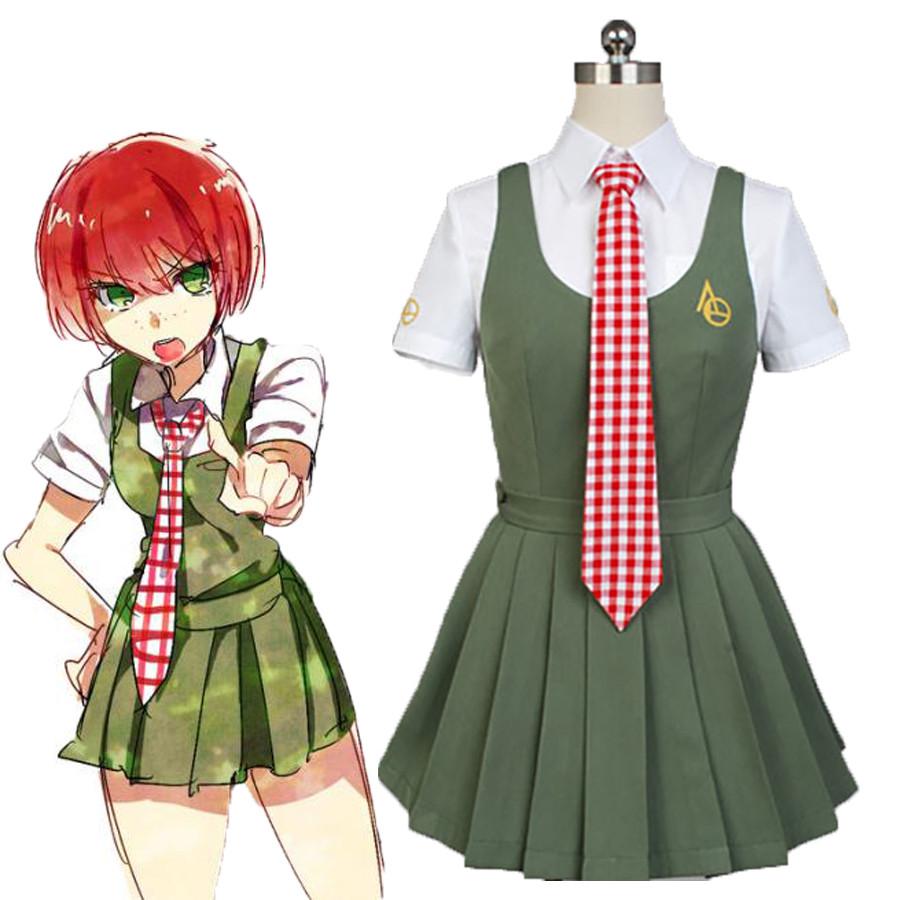 Stylish Mahiru Koizumi Danganronpa Cosplay Costume Outfit For Halloween Parties