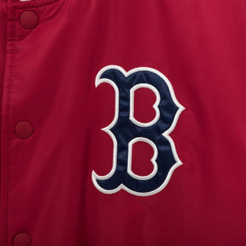 New Era Mlb Boston Red Sox Authentic Stadium Jacket Red