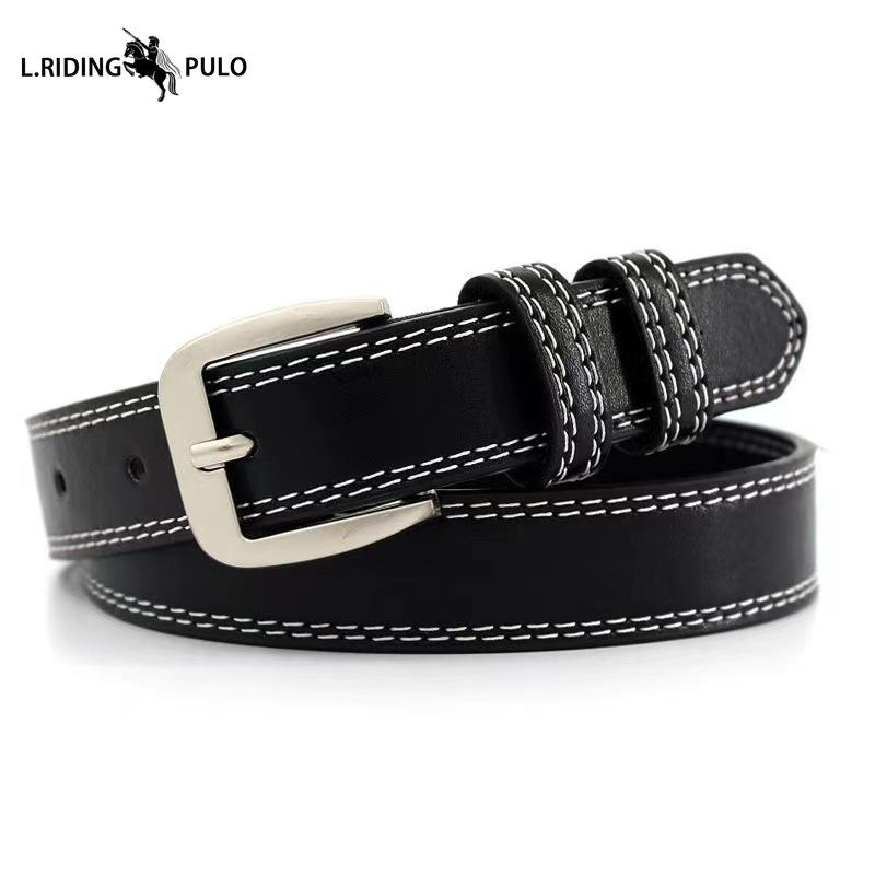 Ceinture pour Femmes Ceinture Durable pour Pantalons pour Femmes Style Coréen Polyvalent Vente Chaude Mode Rétro Vraie Boucle Ceinture Décorative
