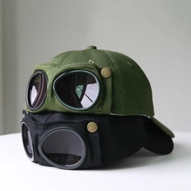 New Fashion Hat Summer Personality Glasses Baseball Caps Female Unisex Sunglasses Cap Male Cap Baseballcap Boys Cap