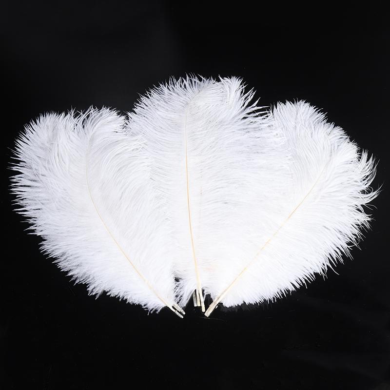 10Pcs 25-30cm Large Ostrich Feather Plume Costume Wedding Xmas Party Decoration