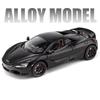 1:24 McLaren 720S Legeringsracerbilmodell Støpt metall Sportsbilmodell Simulering Lyd og lys Samleobjekter Barneleker Guttegave