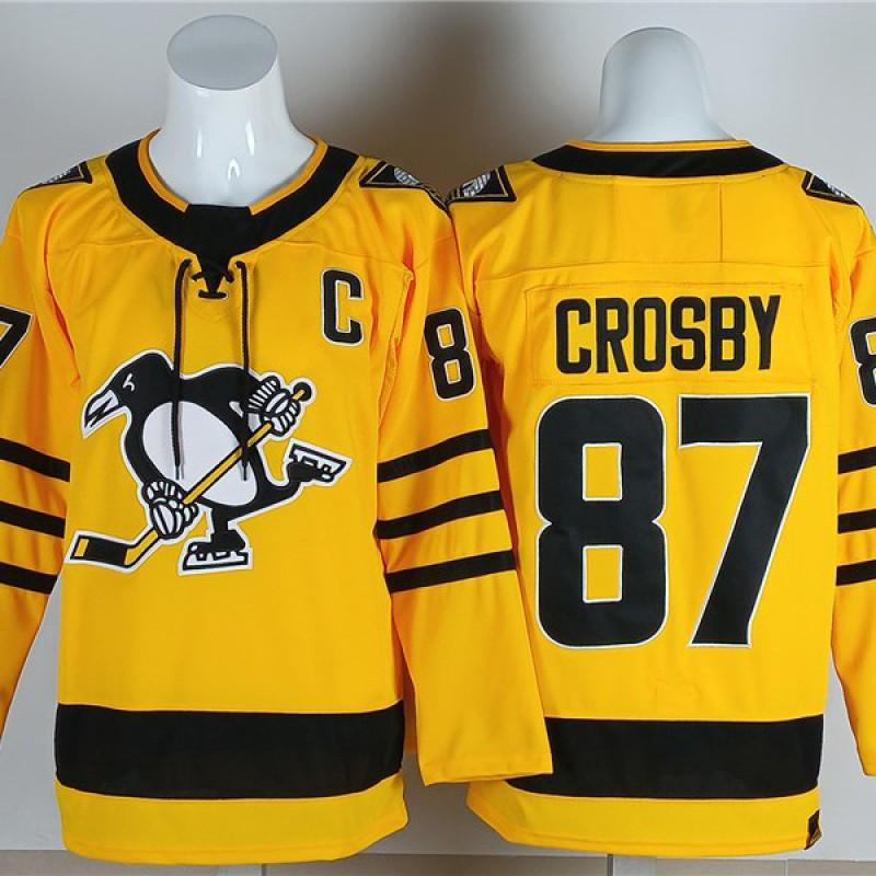 Pittsburgh Penguins NHL Hockey Jersey Tenue de Fan Coton Uniforme d'Équipe Homme Adulte