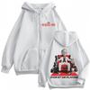 Rapper Jul OUBLIEZ-MOI Fashion Print Zipper Hoodie Men Women Fashion Sweatshirts Winter Aesthetics Casual Loose Zip Up Jacket
