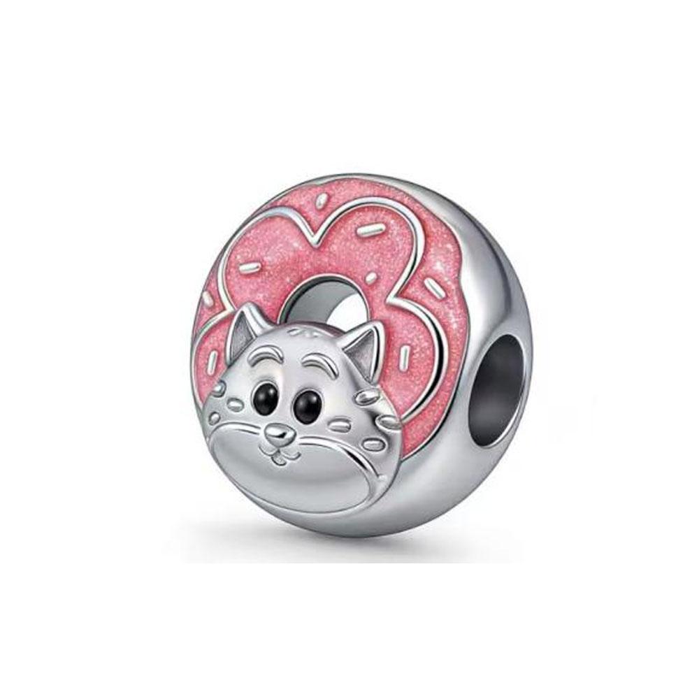 Fashionable 925 Silver Cartoon Beads Compatible with European Bracelet Koala Rabbit Mouse Princess Anime Beads DIY Jewelry Gift