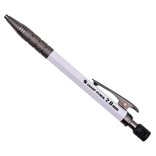 Shoshokudo Suzaku Architectural Mechanical Pencil, 2.0mm, White