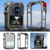 For DJI OSMO 360 Panoramic Camera Rabbit Cage Aluminum Alloy With Silicone Lens Cover Expansion Mount Case Camera Accessories