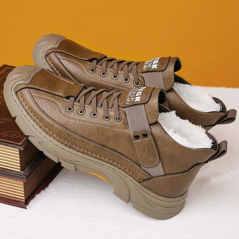 Brand High Quality Genuine Leather Casual Shoes Men's Oxford Shoes Jogging Shoes Men's Breathable Elevated Business Dress Shoes