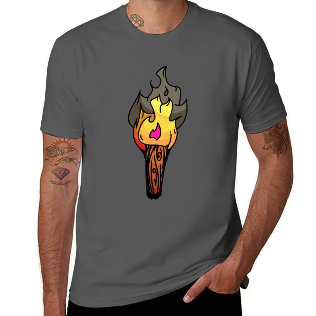Gnarled Torch TShirt Street Art Print Tee Shirt