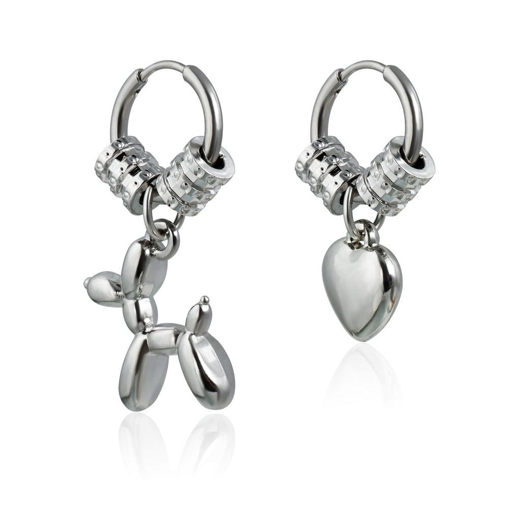 Chic Heart and Bear Ear Cuffs: Fashion-Forward European/American Earrings for Women