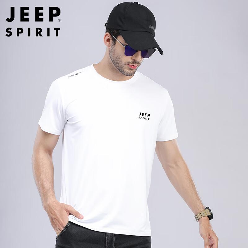 JEEP SPIRIT Men s Casual Short Sleeve T-Shirt L