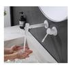Tenban Rotatable Wall-Mounted Copper Gunmetal Faucet for Hot & Cold Washbasin.