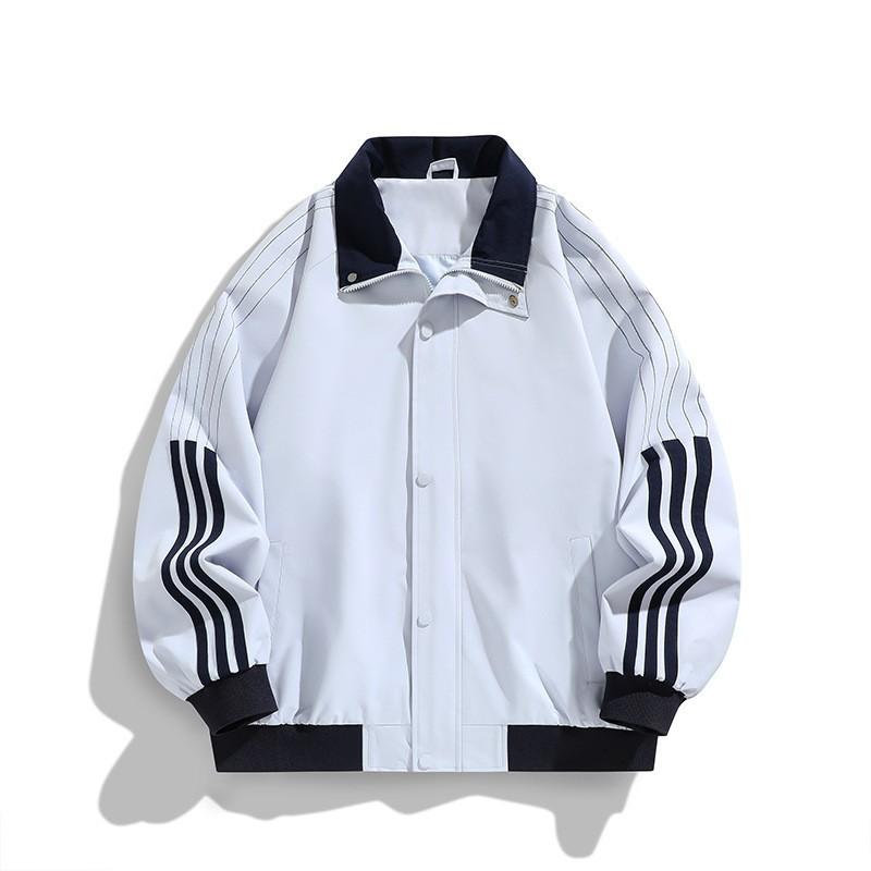 Lapel Jacket Men's Spring and Autumn Trendy American Style Retro Couple Jacket Casual Top