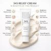 345 Relief Cream | Daily Face Moisturizer for Soothing Recovery and Blemish Care with PDRN & Niacinamide | Korean Vegan Skincare for All Skin Type
