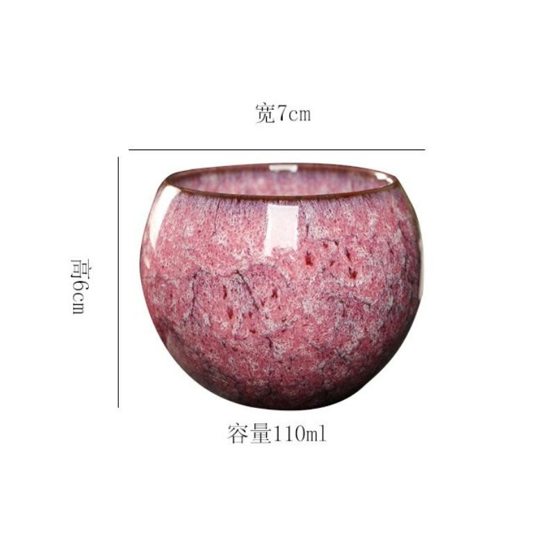 Japanese Style Ceramic Tea Cup Kiln Transformation Kung Fu Heat-proof Tea Bowl Household Pottery Coffee Mug Wine Drinkware New