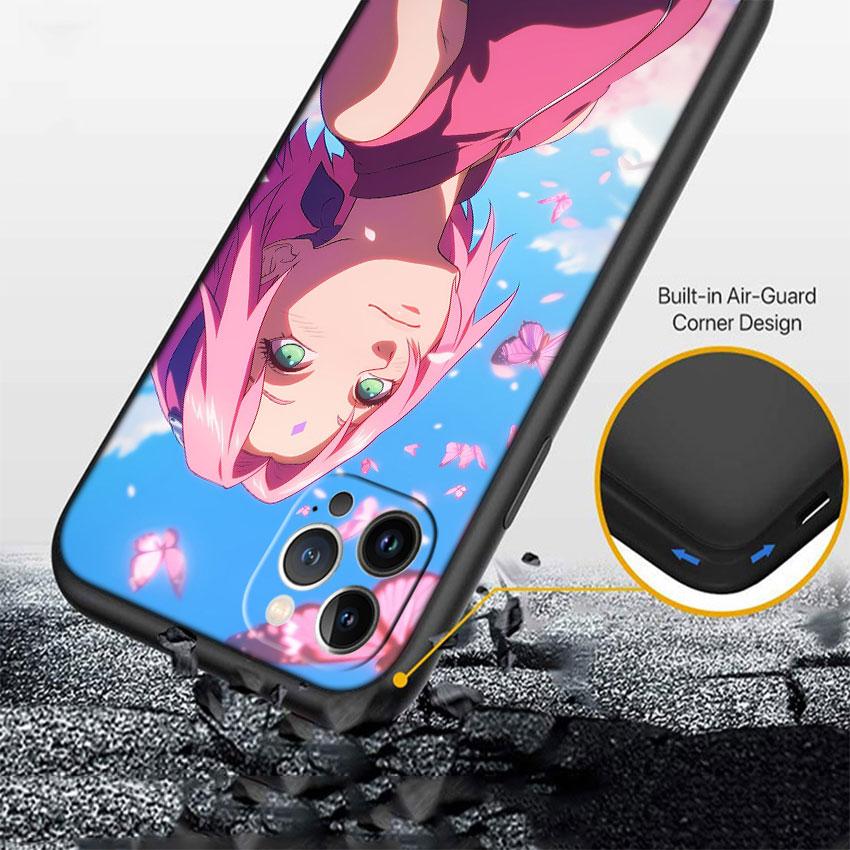LO71 Naruto Sakura Haruno Soft Shell Phone Case for Redmi Note 13 14 Pro+ Plus A3 A3X 13X 13C 13R 14S 14C 14R