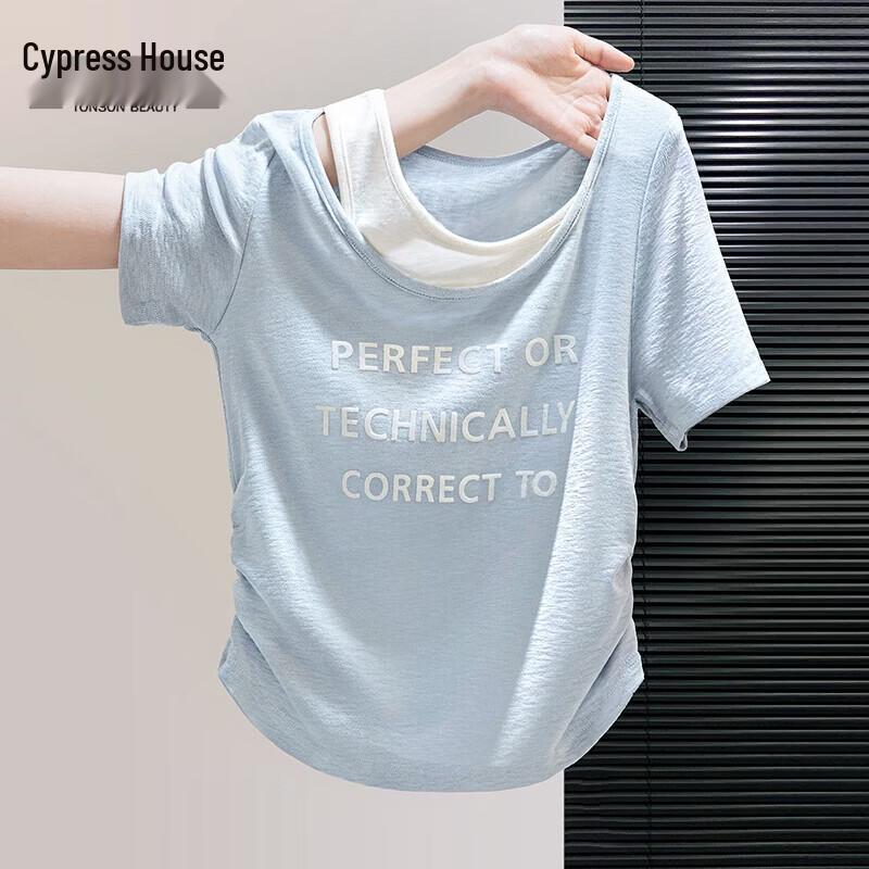 

Contrast Color Round Neck Slim Fit T-shirt S