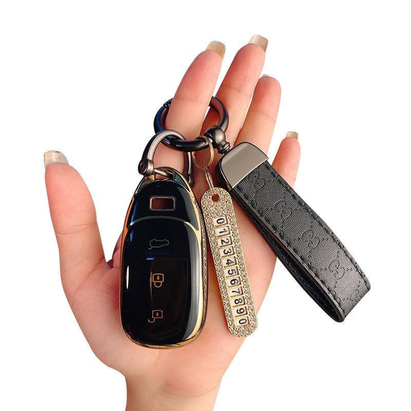Applicable Ideal Key Case L7 MAX Remote Set: Includes Leather Strap, Buckle Pendant, L8 Protective Shell, L9 TPU Shell Buckle.