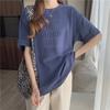 Korean Style Short Sleeve T Shirt With 3d Letter Pattern For Casual Summer Wear