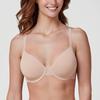 Women's Seamless Push-Up Bra with Soft Underwire for Large Busts