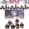 Charming Nezuko Pvc Figurines Set 6 Cute Demon Slayer Miniatures For Fans