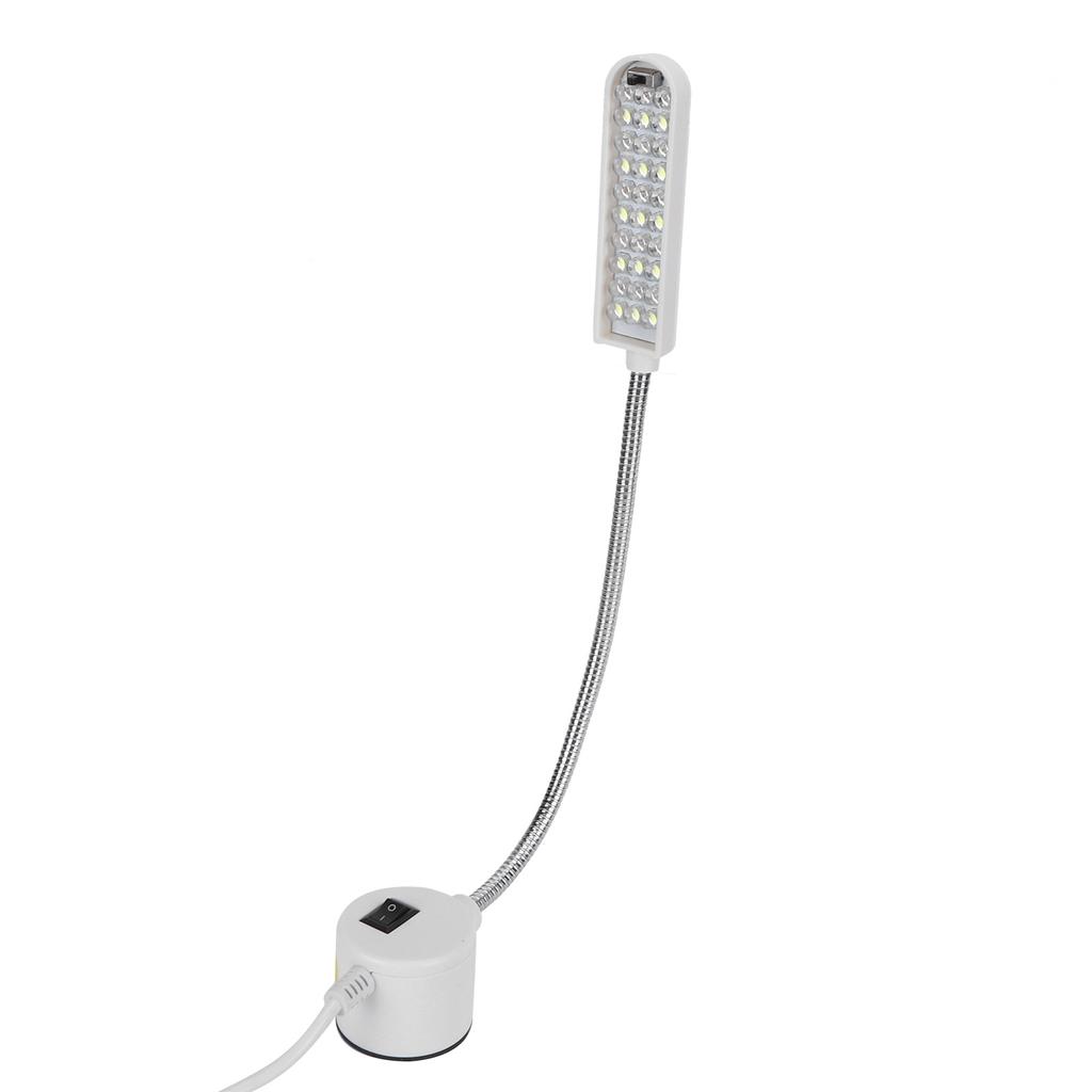 30LED Nähmaschine Licht Arbeits Schwanenhals Lampe mit Magnetfuß AC