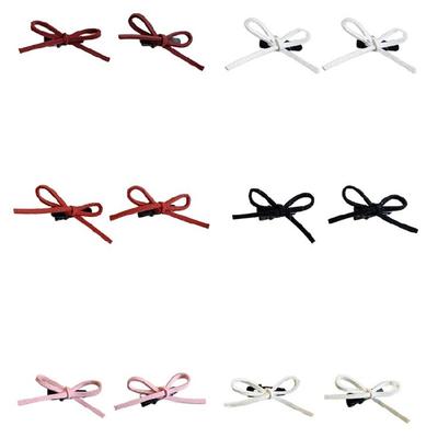 Small Bowknot Hair Clip 2000s Style Hairpin Sweet Balletcore Bunches Hair Clip