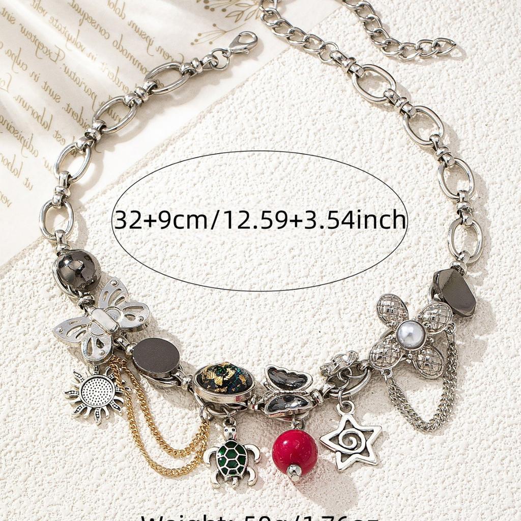 New Self-developed Heavy Industry Collarbone Chain Collar Choker Punk Light Luxury Y2