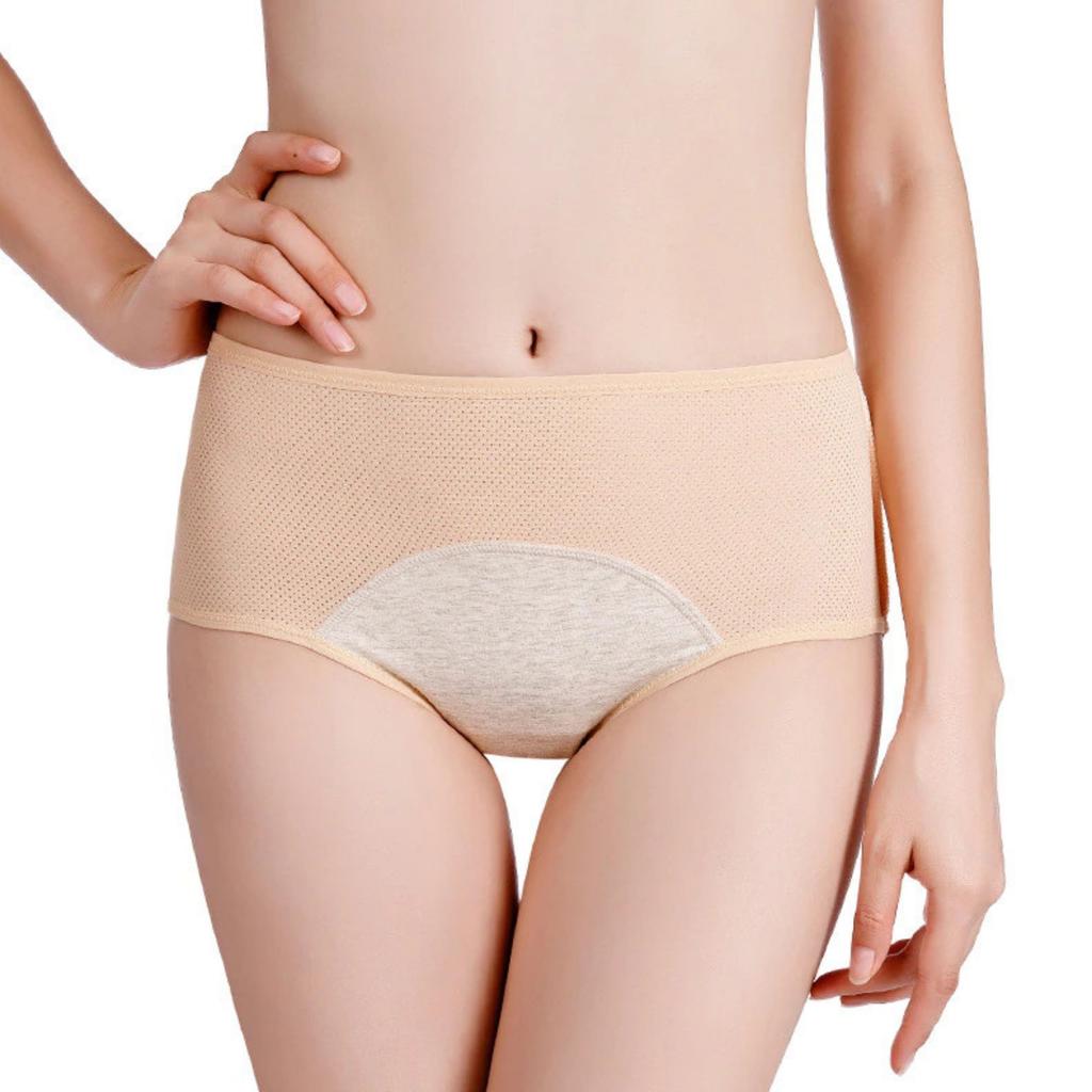 Majtki Menstruacyjne Beżowe 4Xl