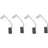 4 Pack Carbon Brushes, Carbon Brushes Angle, Grinder Brush Compatible with Milwaukee 22-18-0710 22180710
