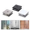 Elegant Design Brass Clamps Perfectly Fit For 812 mm Tempered Shower Doors