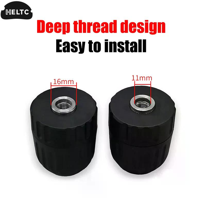 1Pcs 0.8-10mm Keyless Drill Chuck 3/8" To 24UNF Thread 1/4" Hex Shank Quick Change Adapter Steel Quick Connection