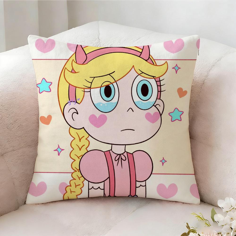 Star Vs The Fforces Of Evil Pillow Case Pillowcase Doublesided Printed Sofa Cushion Bedroom Headboard Pillow