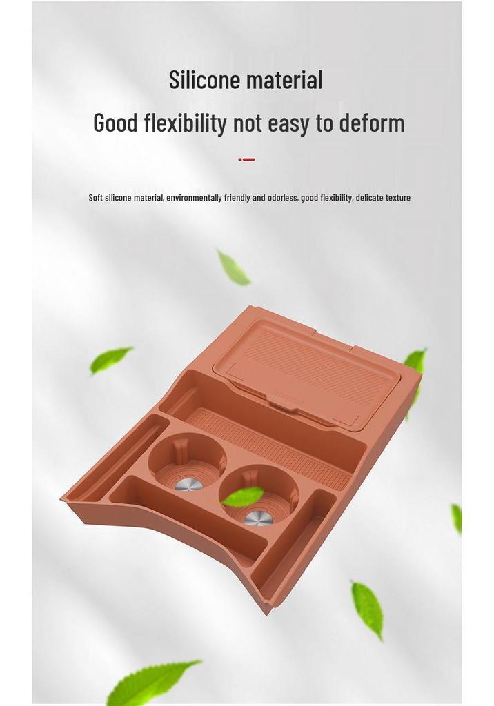 26 Mountain Sea L7 PLUS Silicone Car Console Storage Box