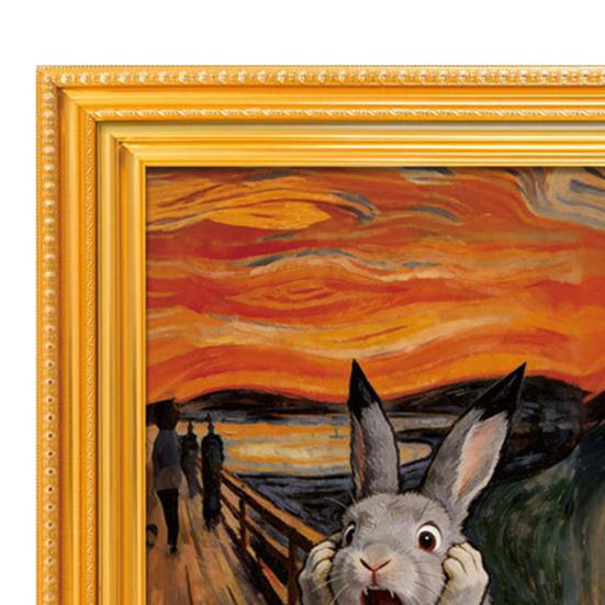 Animal Photo Frame Refrigerator Magnet 3D Wooden Vintage Frame Decorative Fridge Magnet Home Office Whiteboard Locker Decor