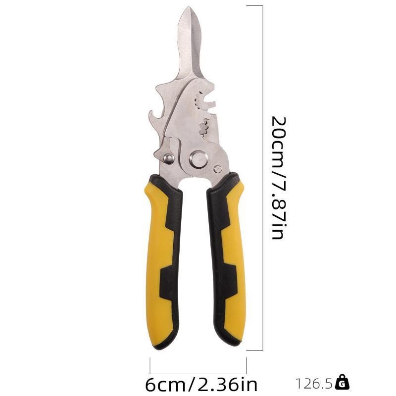 Stainless Steel Oyster Opener Sharp Cutting Blade Non Slip Grip Handle Portable Seafood Tool for Camping Picnic Kitchen B