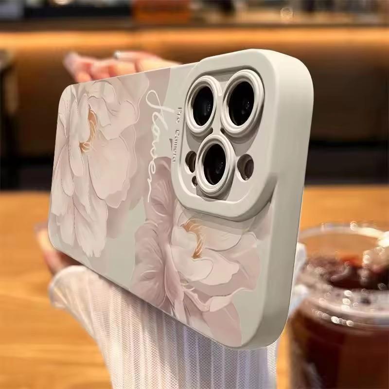 Oil Painting Flower Case For Samsung Galaxy A55 A54 A33 Galaxy S25 S24 Ultra S24 FE S23 S21 FE S22 Plus S20FE  Cover