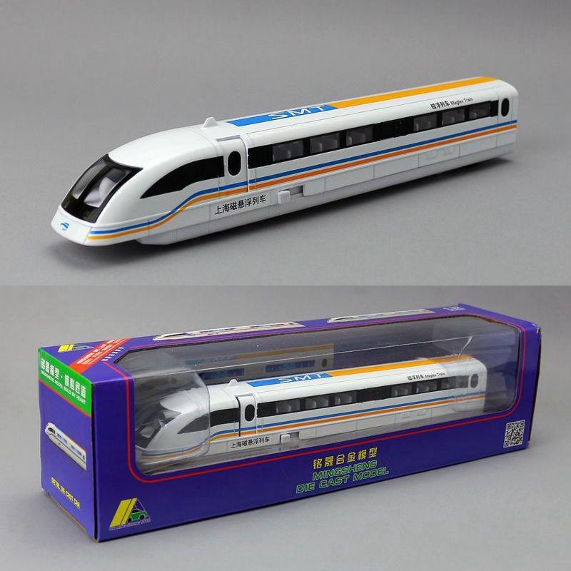 Model Rail Alloy Transit Maglev Train Toy Set With Sound Light For Gift Kids