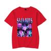 Hot Kpop Demon Hunters Saja Boys Print T-shirt Summer Casual Loose T Shirt Women Men Harajuku Shirts