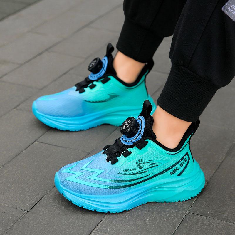 2025 New Spring Breathable Mesh Boys Sneakers Children's Mesh Shoes Medium Older Boys Casual Running Shoes