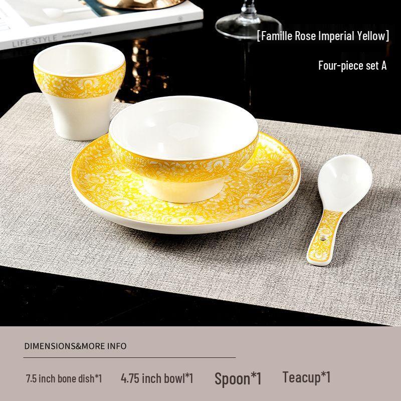 Enamel Ceramic Dinnerware Set