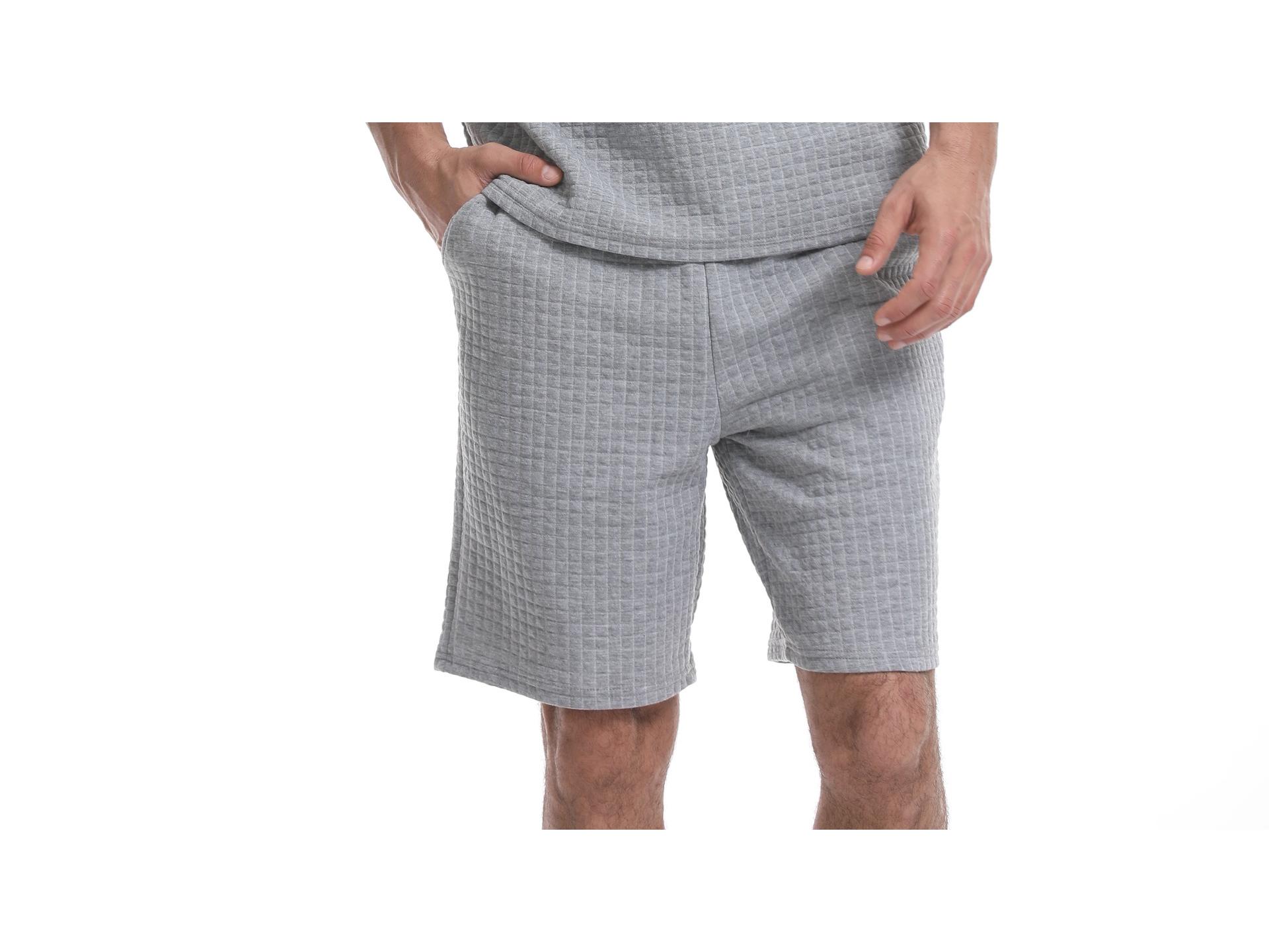 

Мужские быстросохнущие дышащие летние шорты для бега - Свободные, модные и повседневные для фитнеса XXL светло-серый