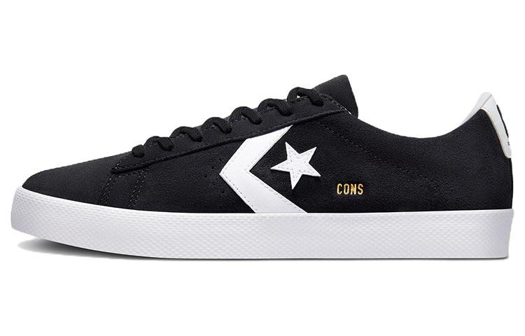 Converse Pro Leather Vulc Pro Suede Black White A00368C 35.5