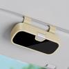 Press Switch Car Sunglasses Holder Shock-proof Sun Visor Glasses Holder  Sun Protection