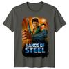 Hands of Steel (1986) Movie Poster Inspired T-Shirt Retro 80s Tee