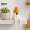 Handmade Vivid Character Statues 3D Printed Halloween Decoration, Cute Ghost Pumpkin Figurine with Holiday Party Atmosphere Ornaments Movable