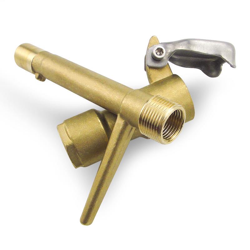 6-Minute Brass Water Outlet Valve Stem with Verdigris Collector and Sprinkler Head for Garden DN20