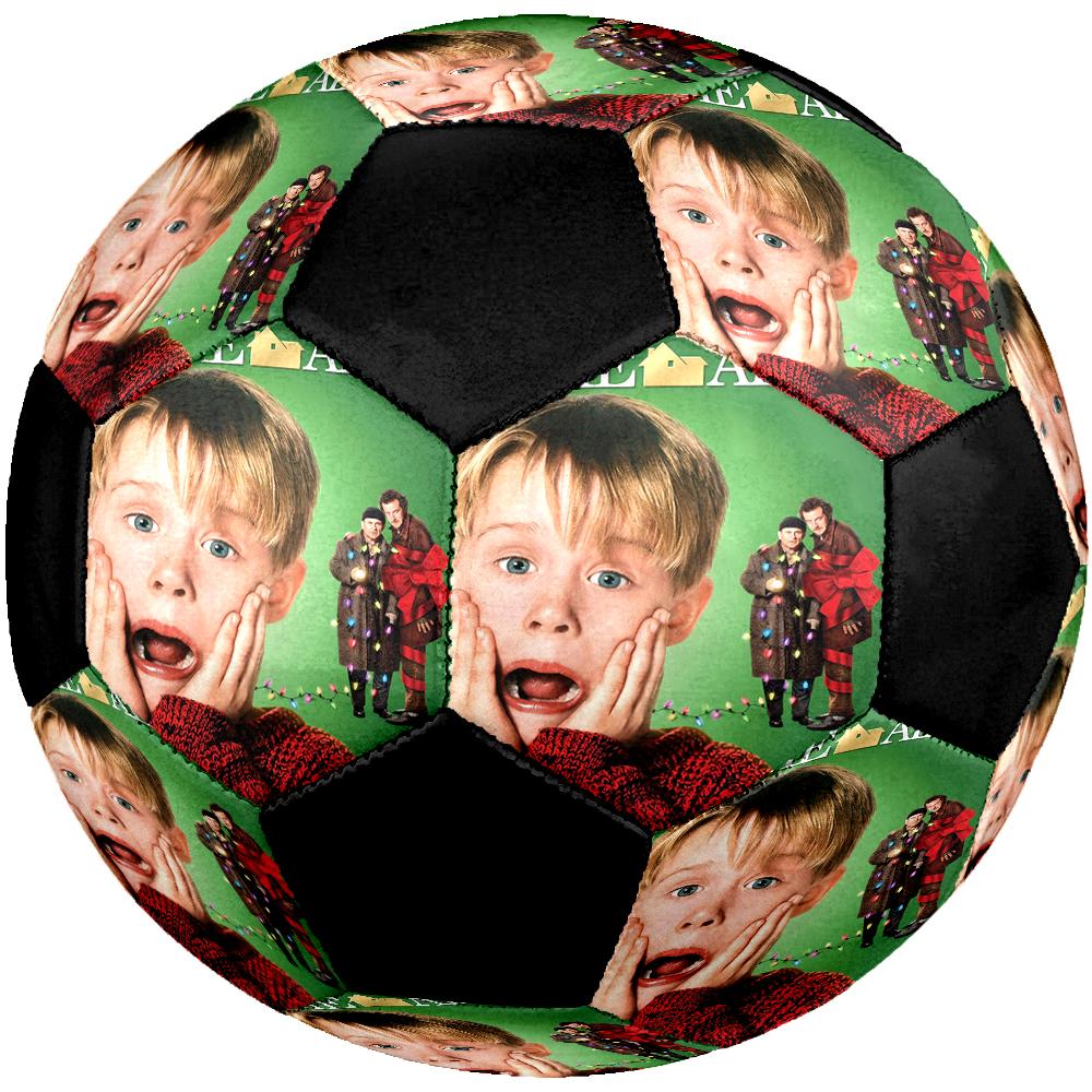 Home Alone Theme Size 5 Soccer Ball, Suitable for Both Indoor and Outdoor Matches, a Gift Suitable for Everyone.